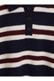 Sparkling Choices by Shining Store Women's Triko Sweater with Devrik Roba Collar and Stripes - 7