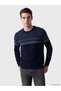 Timeless Clothing & Timeless Choices Zero Roba Collar Embroidered Men's Knitwear Sweater