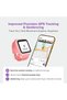 4G Kids Smart Watch Fone M1 for EU ASIA only, Nano SIM Technology 2MP Camera Video Voice Call Messaging GPS Tracker for Kids Gift for 5-12 Years Old Boys Girls (Sakura Pink) - 4