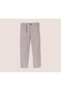 Boys Solid Brown Pants - 4
