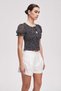 Printed Short Sleeve Top - 2