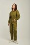 Solid Long-Sleeve Jumpsuit