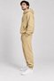 Youth Plus Size Oversize Hoodie Baggy Tracksuit Set Beige - 3