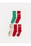 Esvab • Modern & Distinctive Embroidered Girls' Pack Socks 5-Piece - 2