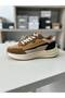 Premium M-26729 Tan Laced Memory Foam Sole Casual Men's Sports Shoes - 2