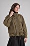 Bomber Goose down Coat Dark Green - 3