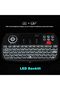 (ترقية) لوحة مفاتيح i4 Mini بلوتوث مع لوحة لمس، لوحة مفاتيح لاسلكية محمولة بإضاءة خلفية 2.4 - 6