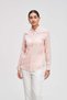 Solid Buttoned Long-Sleeve Top - 3
