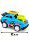 Fun Car Push and Go Mechanism Front Wheels Shield 12 cm Movable Accessory Toy Car - 2