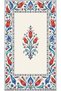 Ottoman Pattern Classic Patterned Digital Print Prayer Rug – Traditional Motif Prayer Mat - 3