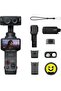 Luna Ultra Creator Bundle| 8K Pocket Size Gimbal Camera w/Dual Leica Lens System, Standard Kit + Battery Handle + Mic Pro Tx + Wide-Angle Lens + Carry Case, For Content Creators, Black