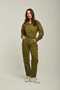 Solid Long-Sleeve Jumpsuit - 4