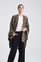 Long Patterned Poncho - 3