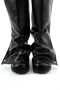 Flat Trouser Boots with Buckle - 7