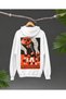 Palestinian Resistance Themed Freedom Printed Hooded Oversize Sweatshirt