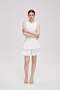 Women's Plain Short Skirt with Ruffles