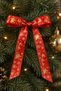 Christmas Deer Themed Red Ribbon, 22 Meters-2.5 Cm, Satin Gift Wrapping and Decoration Ribbon - 7