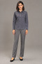 Solid Long-Sleeved Button-Front Shirt