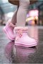 Children's Waterproof Rain Boots with Plush Detailing, Teddy Bear Figure, and Fur Inside - 4
