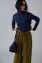 Khaki Roen Pleated Shalwar Trousers - 3