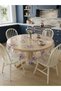 Pvc Transparent Patterned Erasable Oilcloth Tablecloth Purple Floral-128 - 6