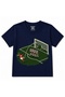 Top Corner Free Kick Football Graphic Kids T-Shirt