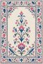 Carnation Pattern Classic Patterned Digital Print Prayer Rug – Traditional Motif Prayer Mat