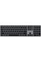 Slim X3 Bluetooth Backlit Keyboard, Multi-Device Sync, Space Grey