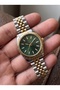 Women's Double Color Luxury Design Retro Steel Wristwatch - 3