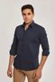 Mens Solid Button-Front Shirt - 7