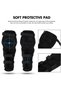 Motorcycle Knee & Elbow Protection Kit – 4pcs Stainless Steel Knee Pads & Elbow Guards, Shockproof Adjustable Bike Safety Gear for Delivery Riders, Motocross, Dirt Bike, Cycling & Off-Road - 5