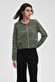 Knitted Long-Sleeve Cardigan - 4