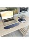 Ergonomic Mouse Pad & Keyboard Wrist Rest Set – Memory Foam Support, Non-Slip Base, Pain Relief for Office, Laptop, Computer & Gaming (Navy White) - 2
