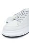 Men's Genuine Leather White Casual Shoes - 3