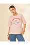 Women Pink Le Soleil Graphic T-Shirt