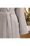 Livia bamboo embroidered family bathrobe set lilac/grey m-l/l-xl (6 pieces) - 3
