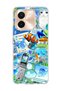 Vivo Y28 Compatible Clown Fish Cat Printed Transparent Phone Case