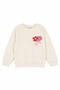 Girl's Selin Sweat 4-8 Years Cream-Pink - 2