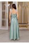 Boxed Long Satin Nightgown with Rose Details - 3