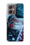 Vivo Y27 Compatible Anime Red Eye Printed Transparent Phone Case
