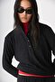 Smoked Luca Hooded Knitted Blouse - 2