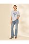 Women Blue Los Angeles Graphic T-Shirt - 2