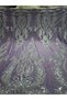 Dense Bead and Sequin Embroidered Motif Lace (300X140Cm)