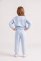 Girl's Violet Suit 4-8 Years Blue - 3