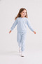 Girl's Violet Suit 4-8 Years Blue