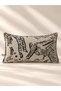 Animal Print Cream Cushion Cover (30X50) - 2