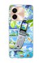 Vivo Y28 Compatible Flip Phone Nature Printed Transparent Phone Case