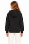 36710-26 Girl's 3-Yarn Embroidered Hooded Zippered Stone Sun Patterned Sweatshirt 5-8 Years Old - 4