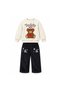 Boys' Set Long Sleeve Sweatshirt and Corduroy Pants Set - 4