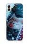 Samsung Galaxy A04 Compatible Anime Red Eye Printed Transparent Phone Case